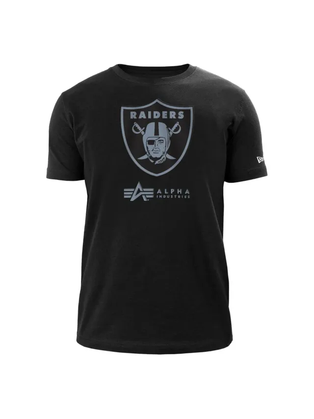 Alpha Industries Las Vegas Raiders t-shirt noir coton