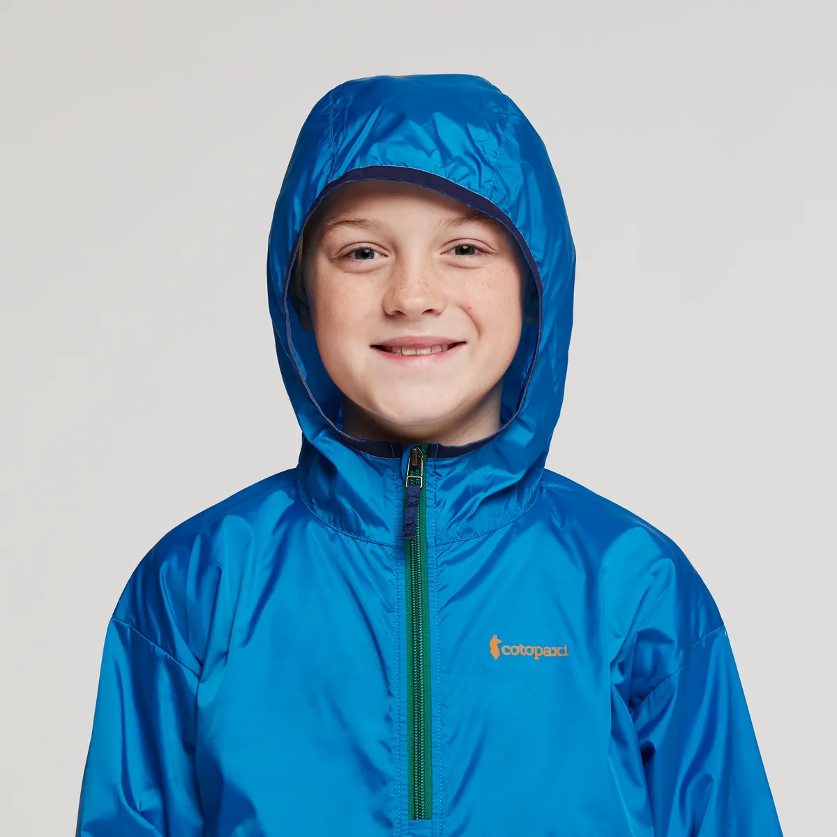 Cotopaxi Teca Half-Zip coupe-vent enfant Fireball léger
