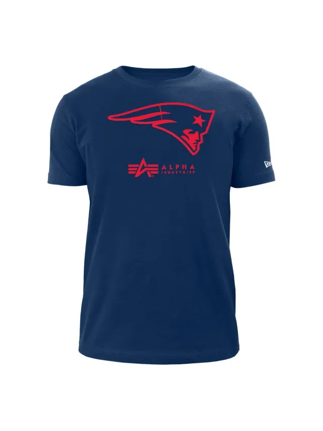 New England Patriots x Alpha tee-shirt homme bleu NFL