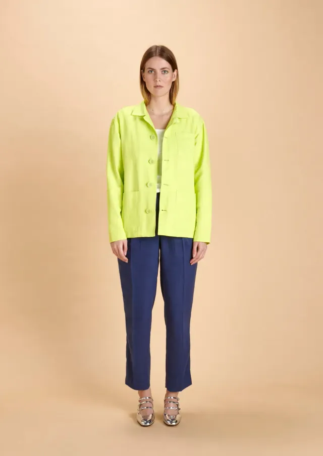 Soubacq Le Bleu Lima veste de travail jaune technique
