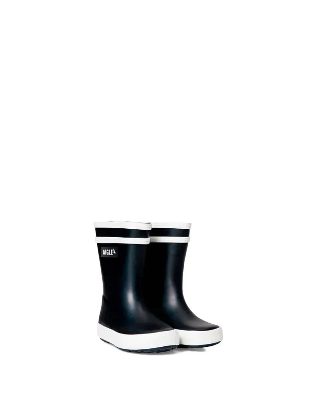 Aigle Baby Flac 2 botte pluie enfant bleu marine