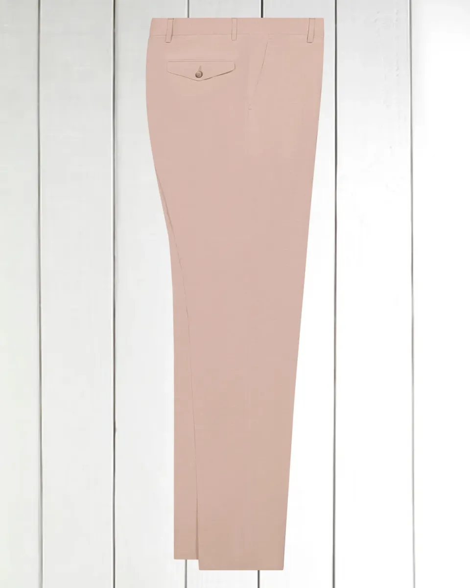 Hollington pantalon Jules ample Tencel lin écru