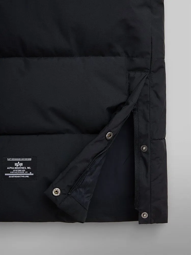 Alpha Industries Sierra Parka Femme Noir Matelassé