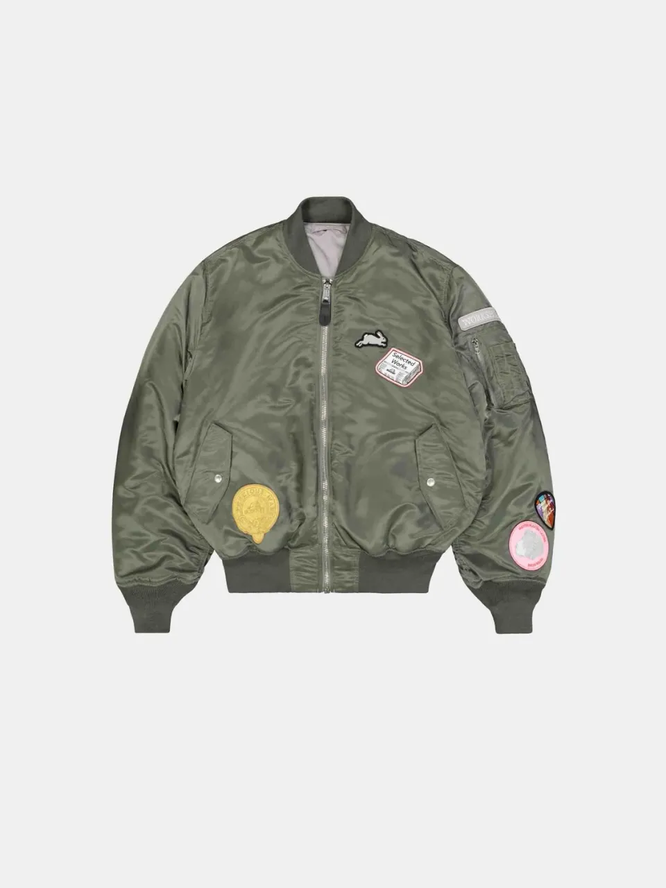 Alpha Industries Bunney MA-1 blouson vert vintage collector