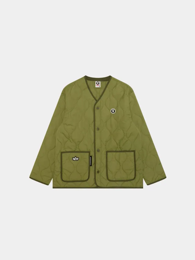 Alpha Industries Aape x Alpha Liner veste black déperlante