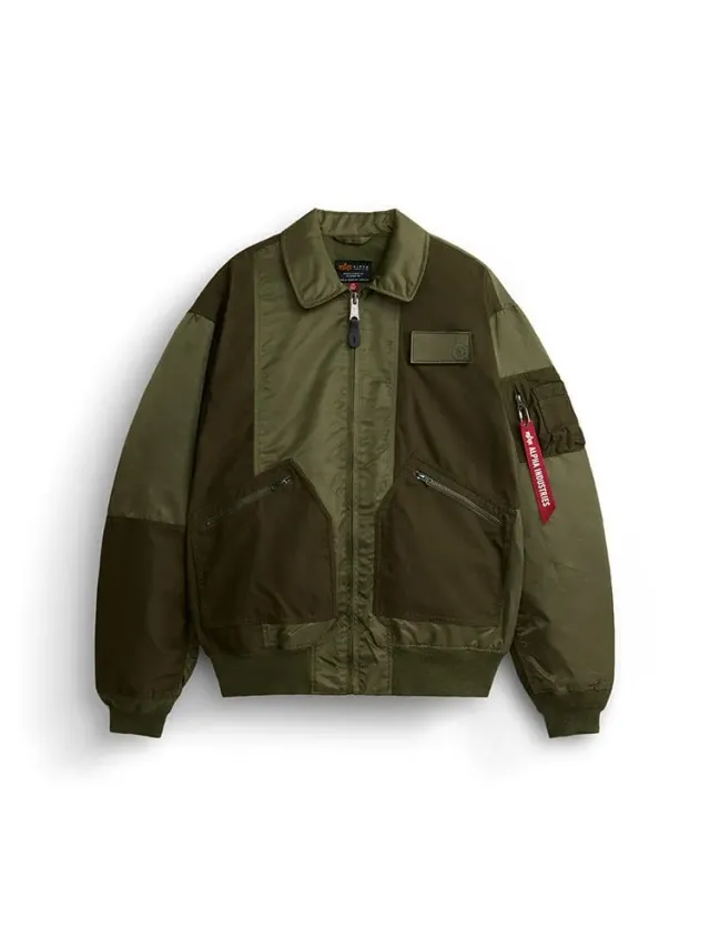 Alpha Industries CWU 36/P bomber nylon vert mi-saison