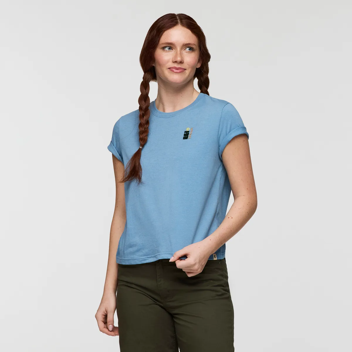 Cotopaxi Bloom t-shirt femme Fjord coton bio