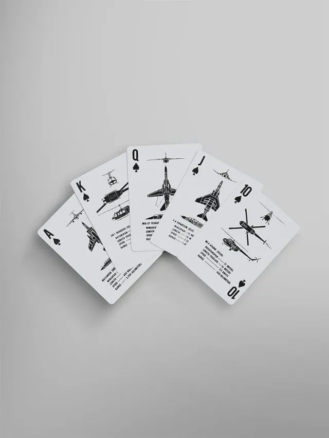 Alpha Industries Playing Cards jeu cartes woodland camo