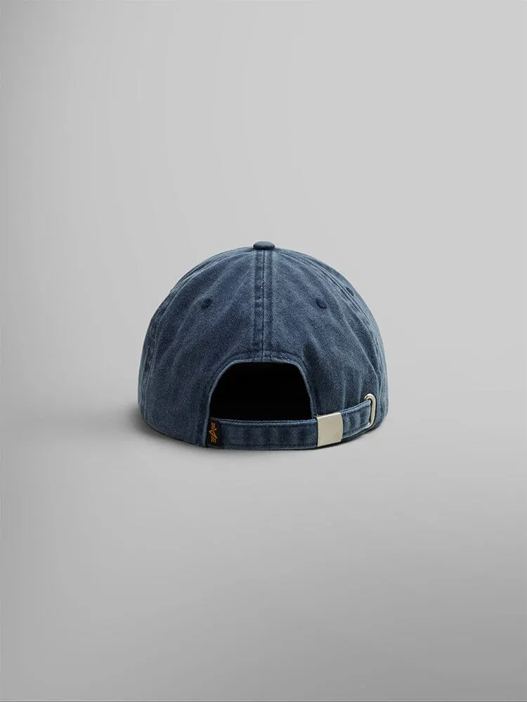 Alpha Industries Battlewash Casquette noire coton twill