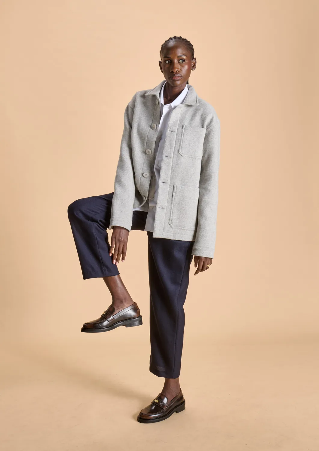 SOUBACQ Le Bleu Montespan veste de travail laine pure