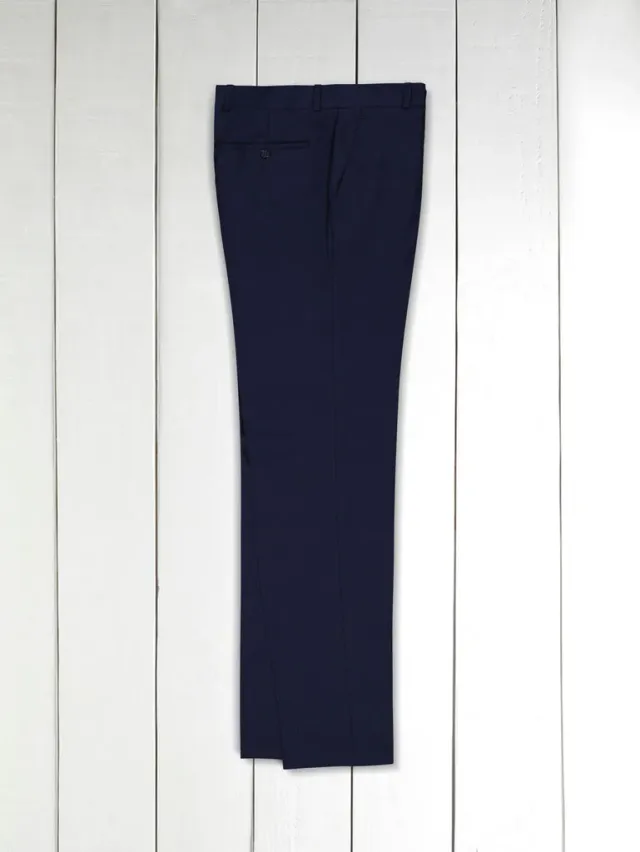 Hollington Siza pantalon laine marine infroissable
