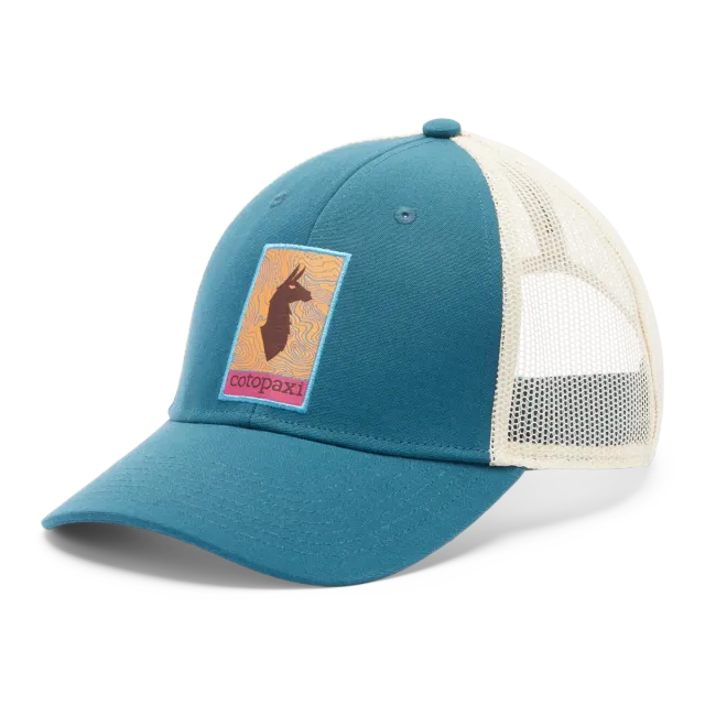 Cotopaxi Llama Map Trucker Hat Casquette Mixte