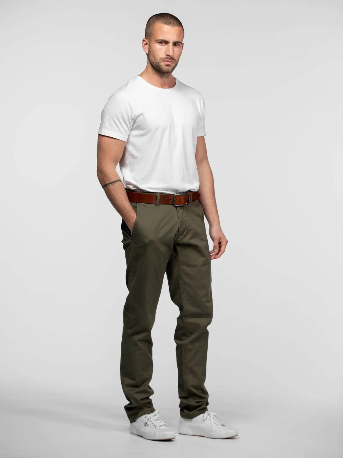 Daytona Platees pantalon chino beige stretch