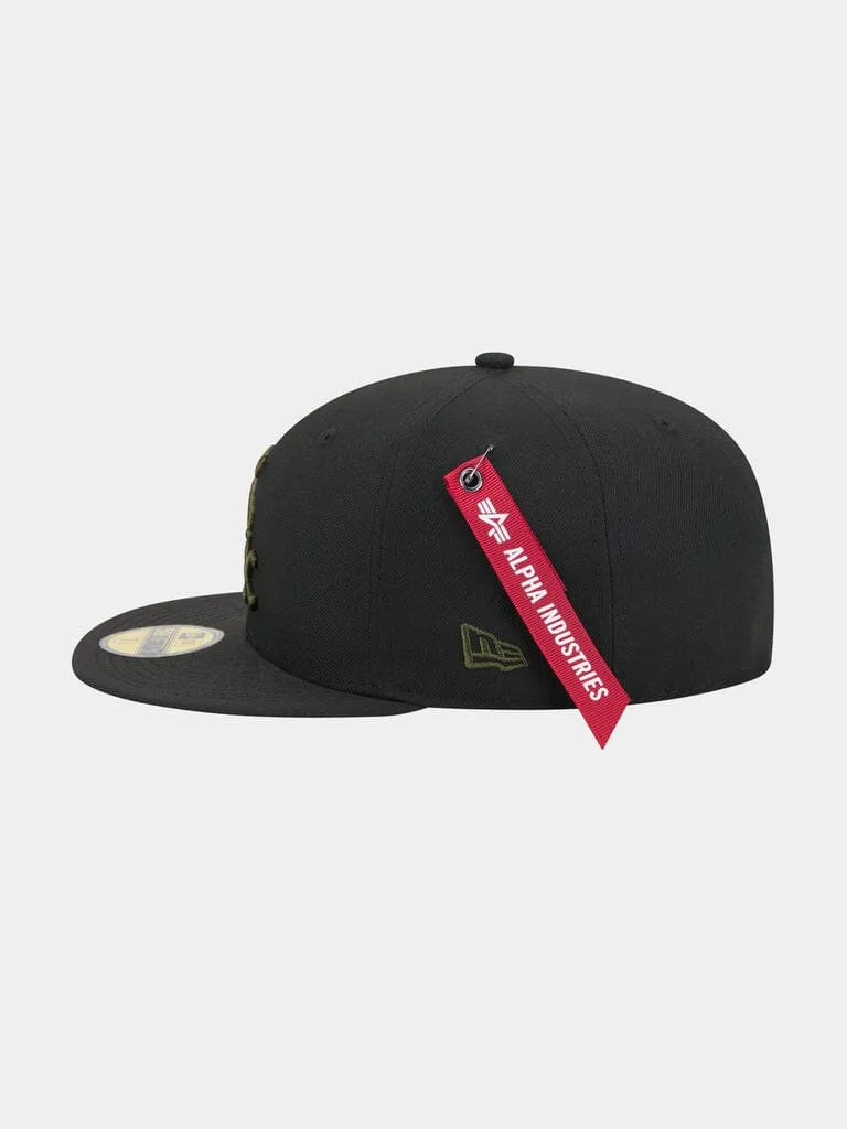 Alpha Industries White Sox 59FIFTY casquette fitted Noir