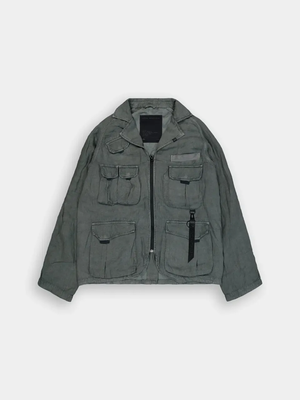 Alpha Industries Utility blazer homme charcoal poches cargo long
