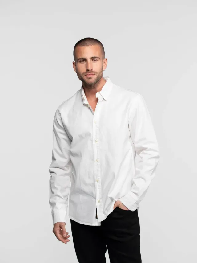 Daytona Arlington chemise coton bleu algiers stretch