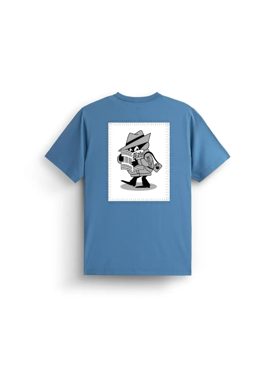 Alpha Industries News Patch t-shirt bleu elemental