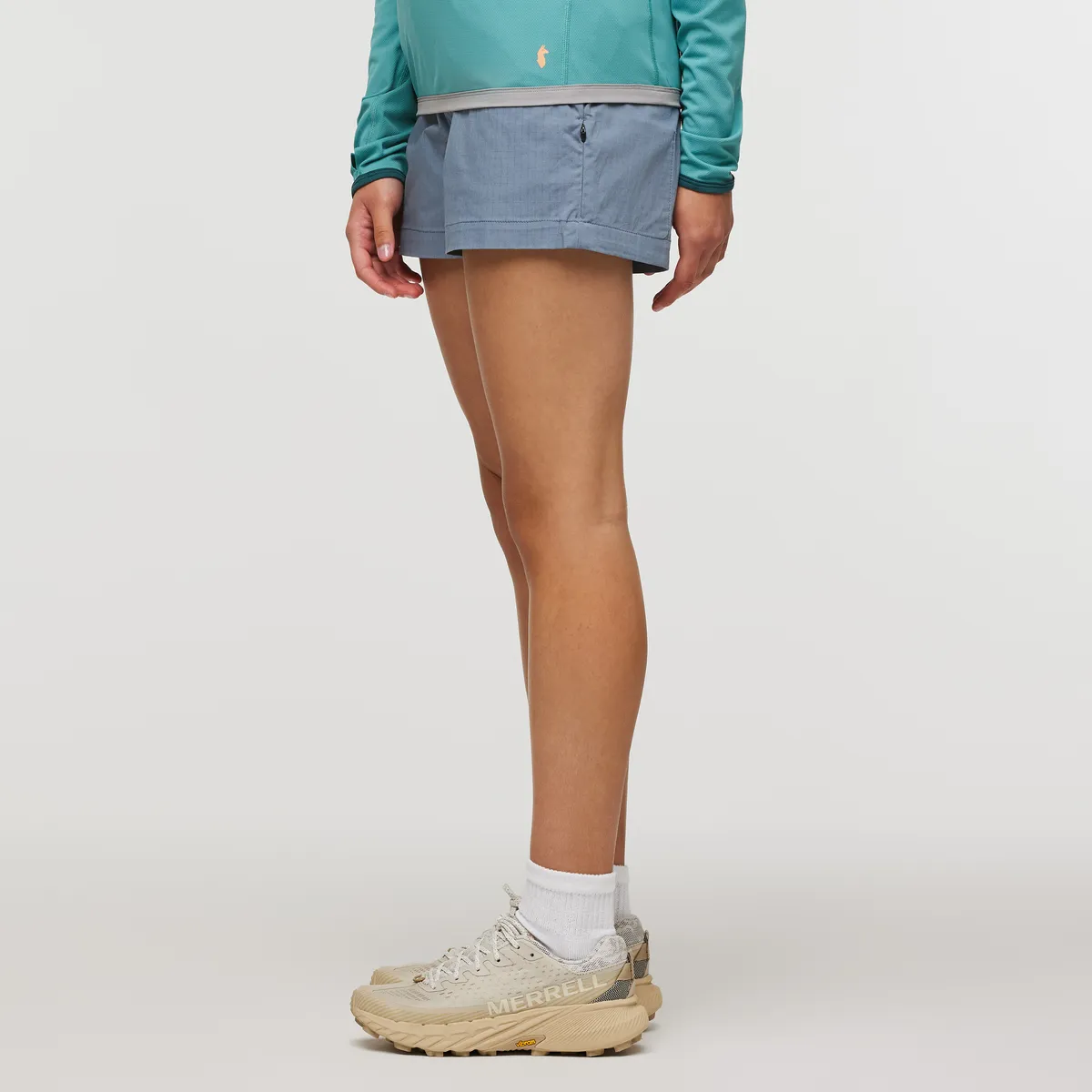 Cotopaxi Salto short ripstop femme Green Tea bio