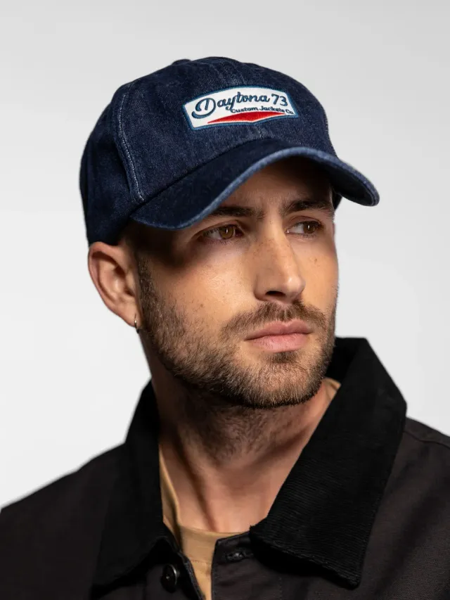 DAYTONA Roswell casquette homme denim brut trucker