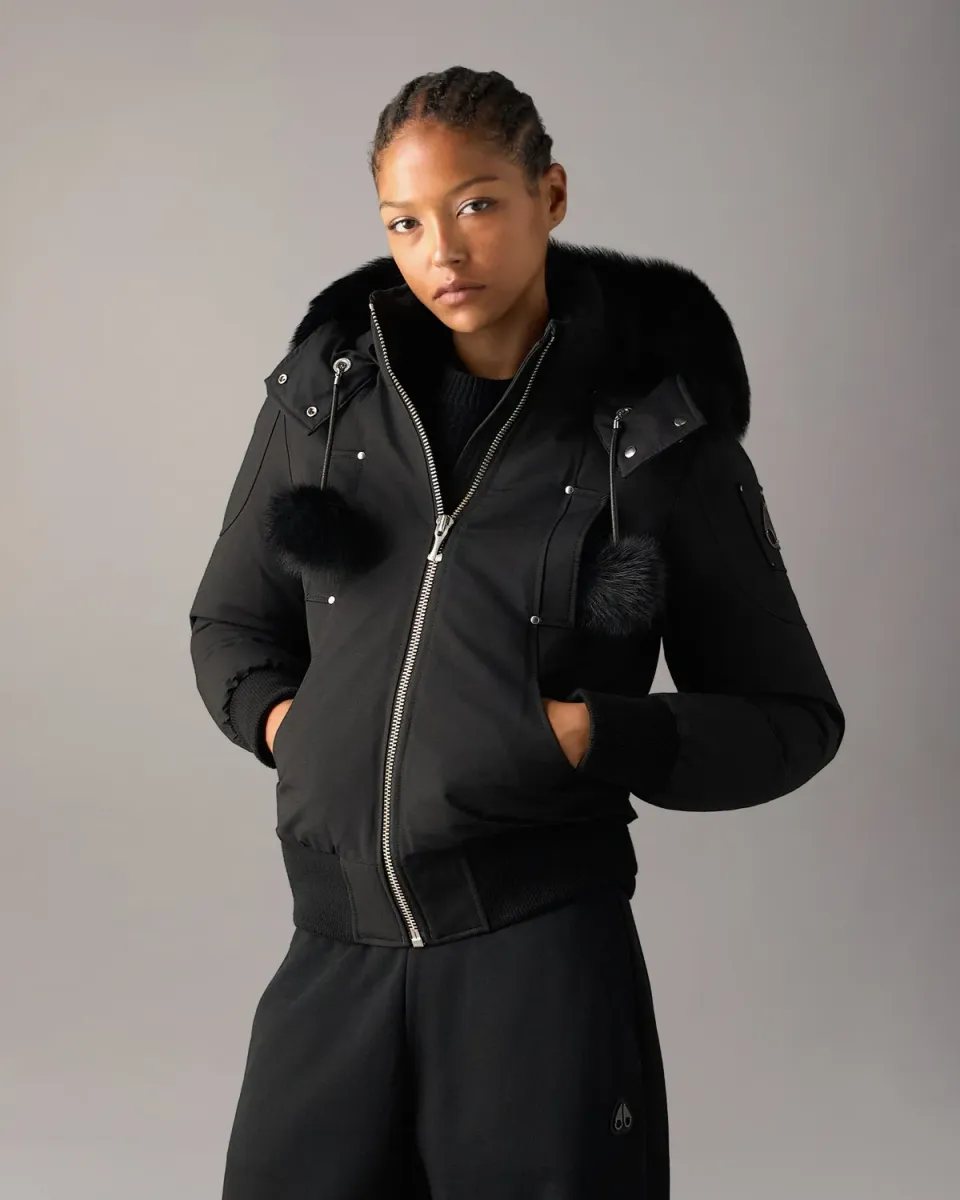 Moose Knuckles Originals Debbie Down Bomber blouson noir duvet