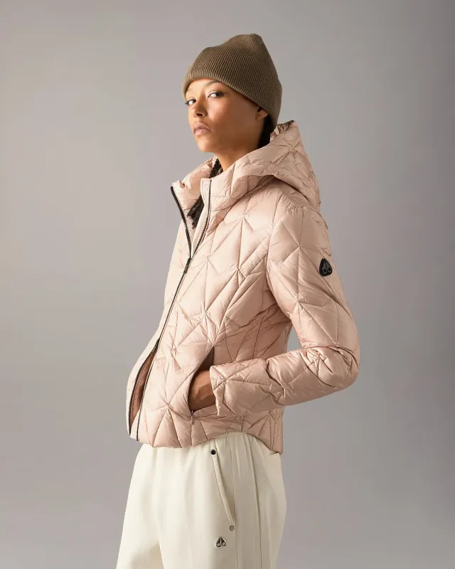 Moose Knuckles Iceberg doudoune rosewood matelassée