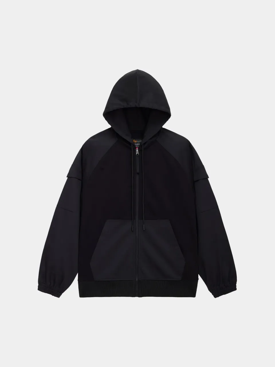 Alpha Industries M-65 Zip Up Hoodie sweat noir zippé