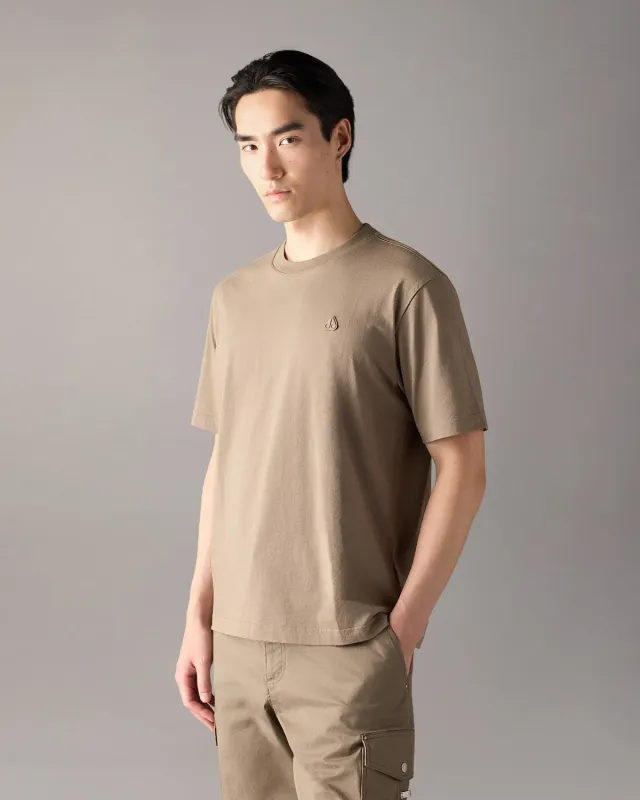 Moose Knuckles Yul Classic t-shirt gris coton