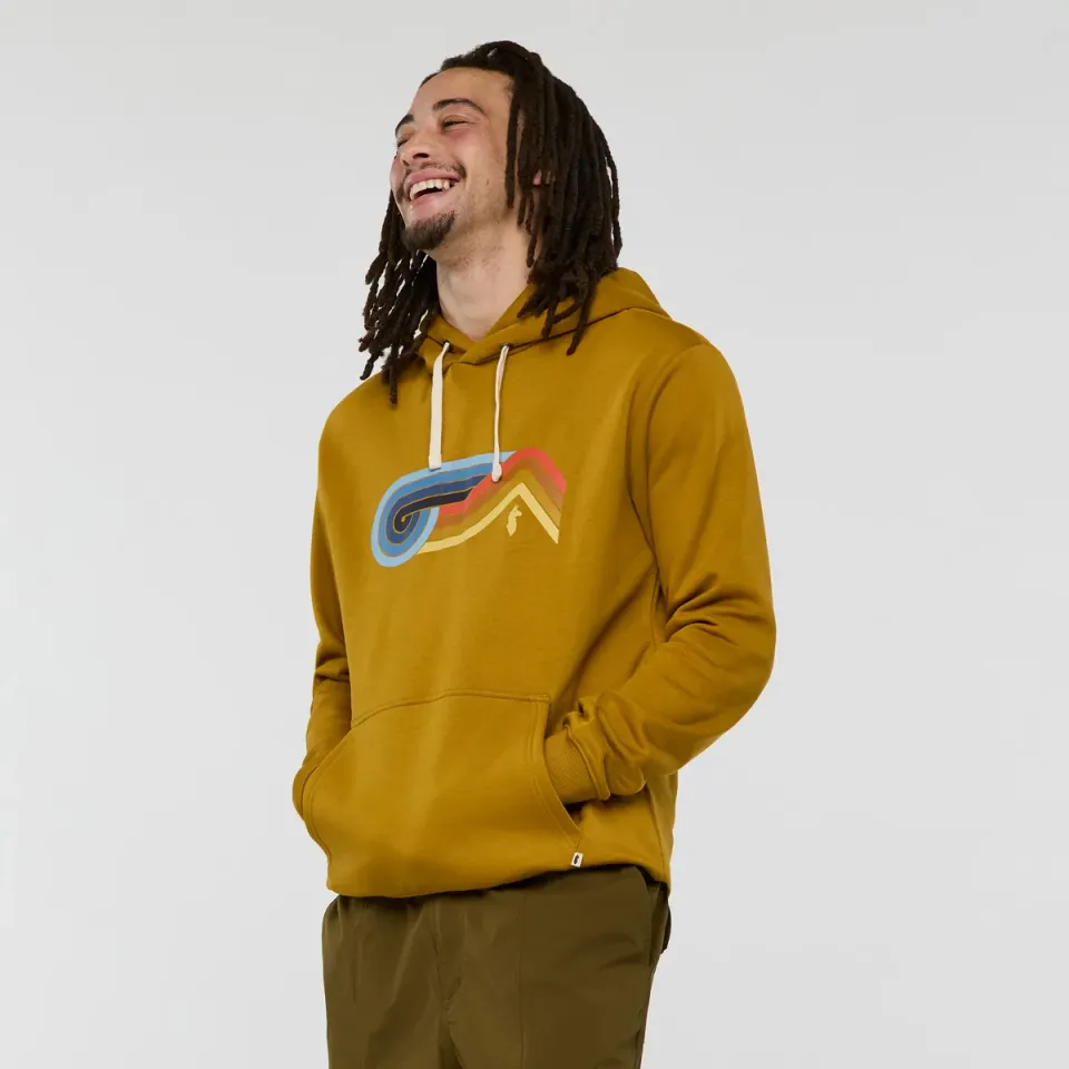 Cotopaxi Melting Sunset Pullover Hoodie Bronze M coton bio