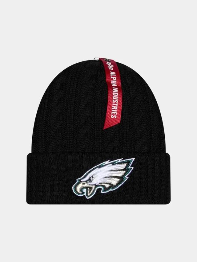 Alpha Industries Eagles Short Cuff bonnet teal laine