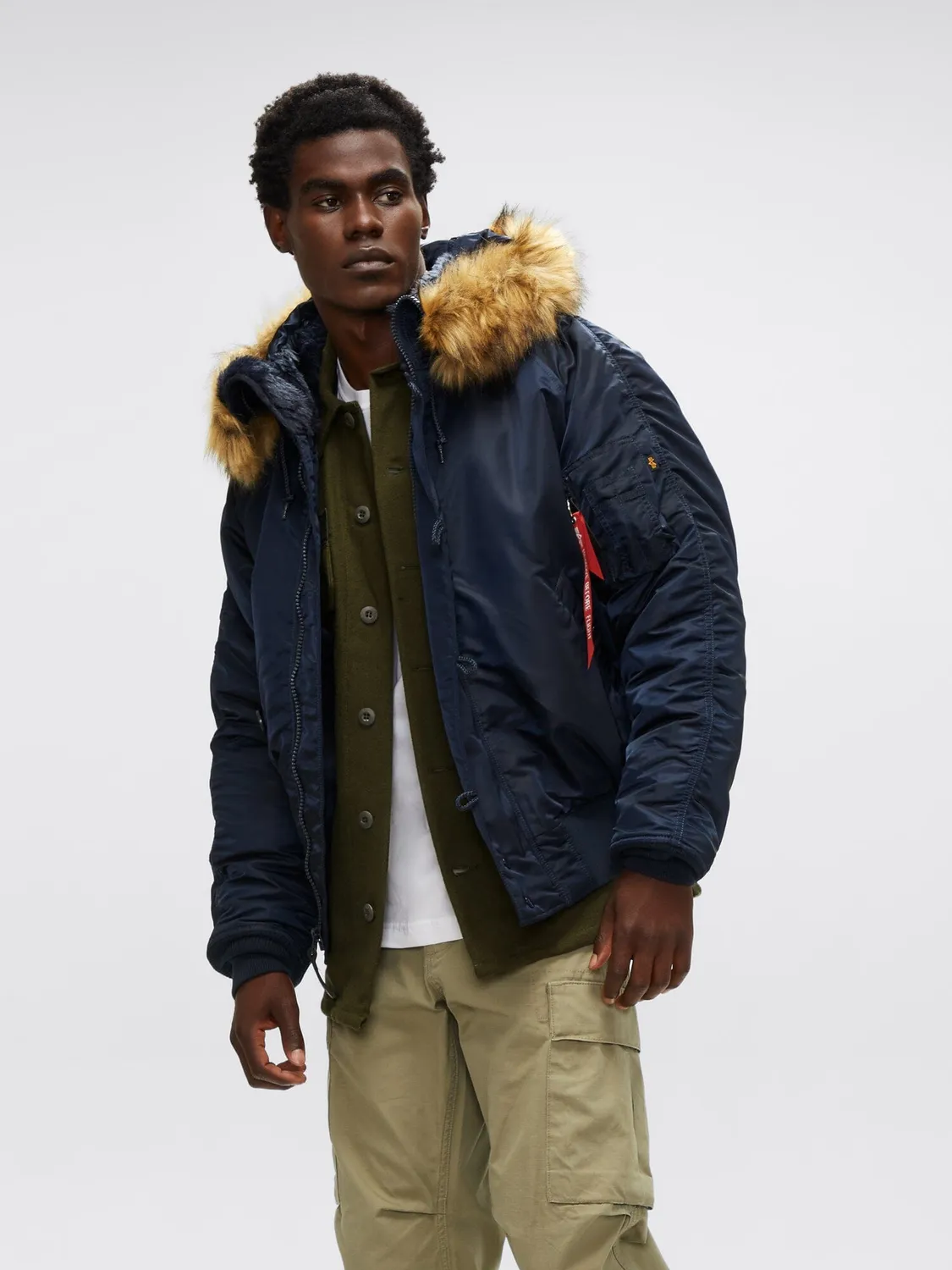 Alpha Industries N-2B parka courte nylon grand froid