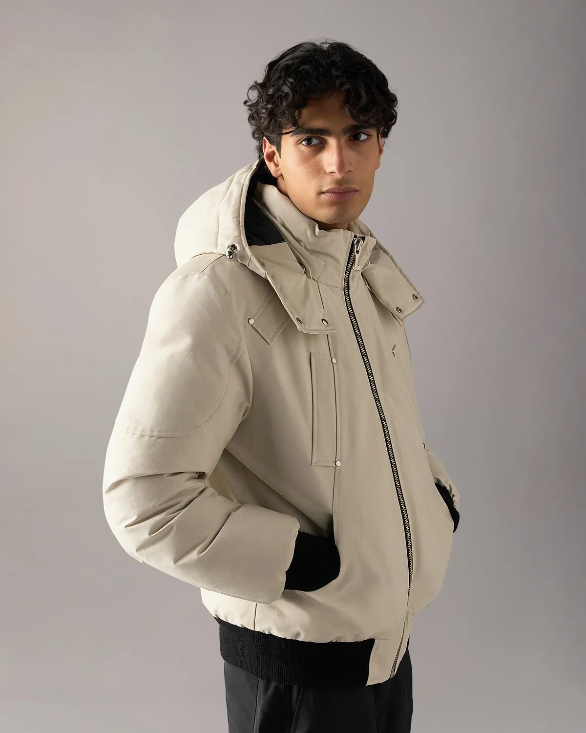 Moose Knuckles Originals Ballistic Down bomber albâtre bronze