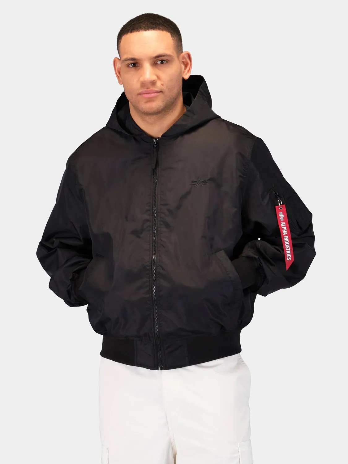 Alpha Industries L-2B Hunter blouson bleu nylon léger