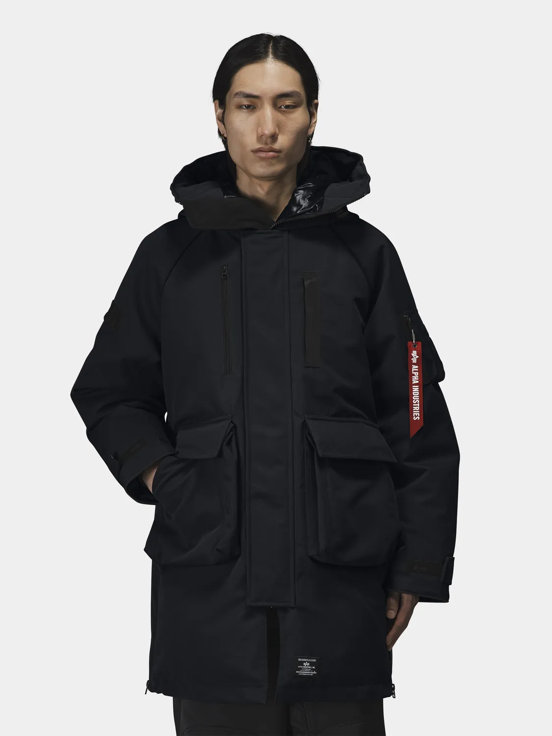 Alpha Industries Sergeant Puffer Parka bleu grand froid