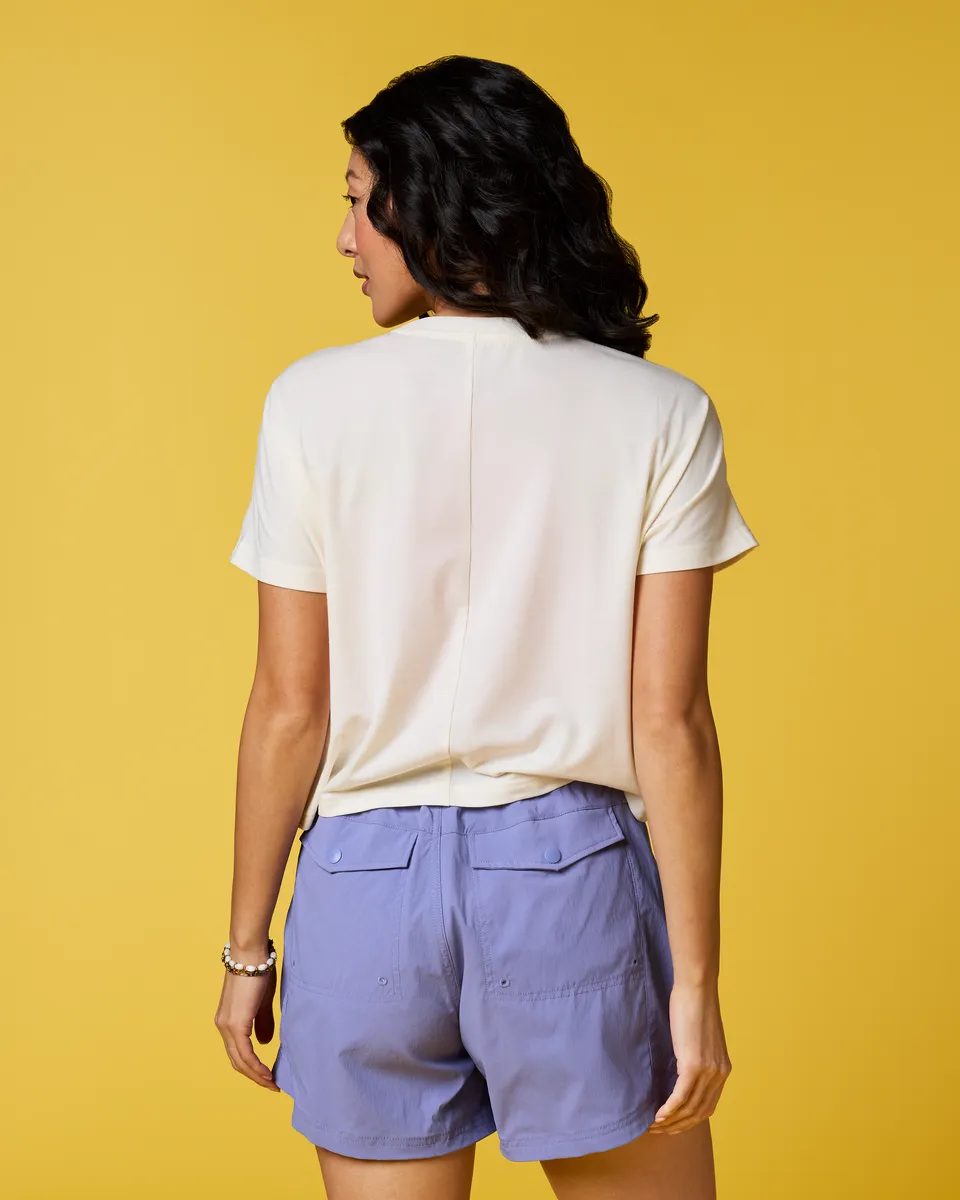 Cotopaxi Empaca Boxy t-shirt femme Bone stretch