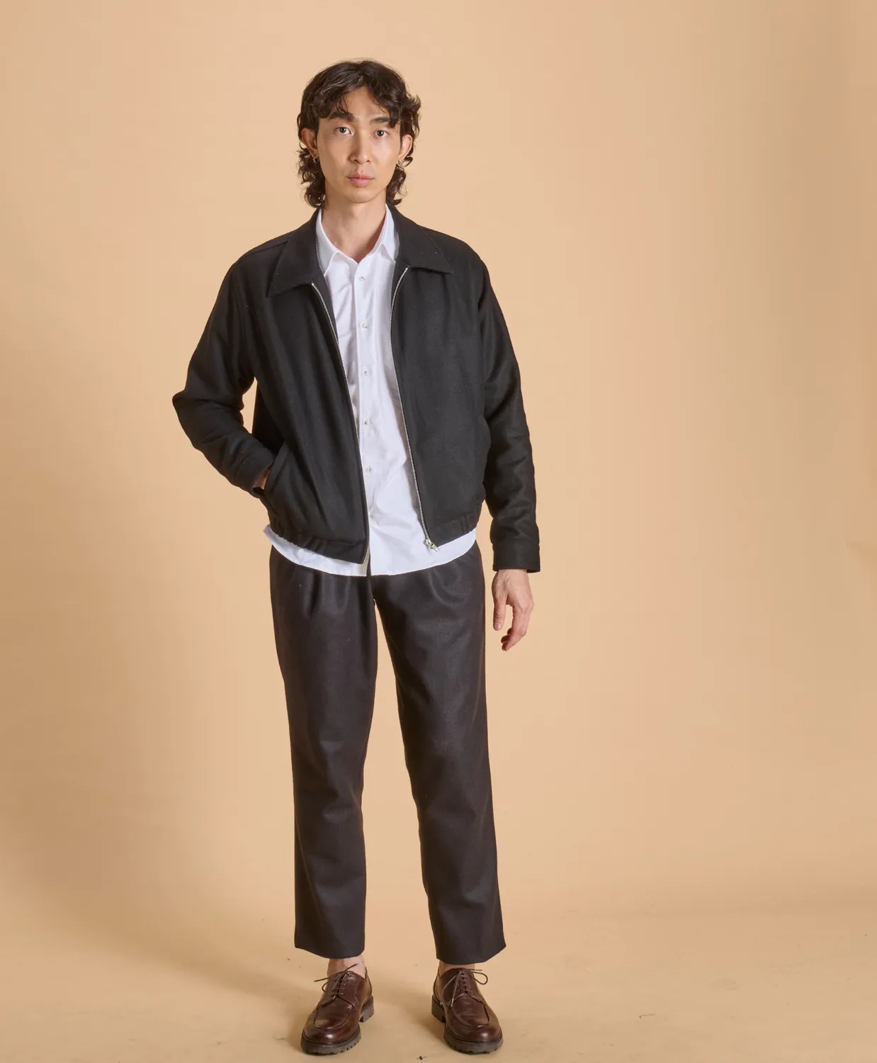 Soubacq Cadet blouson laine cachemire