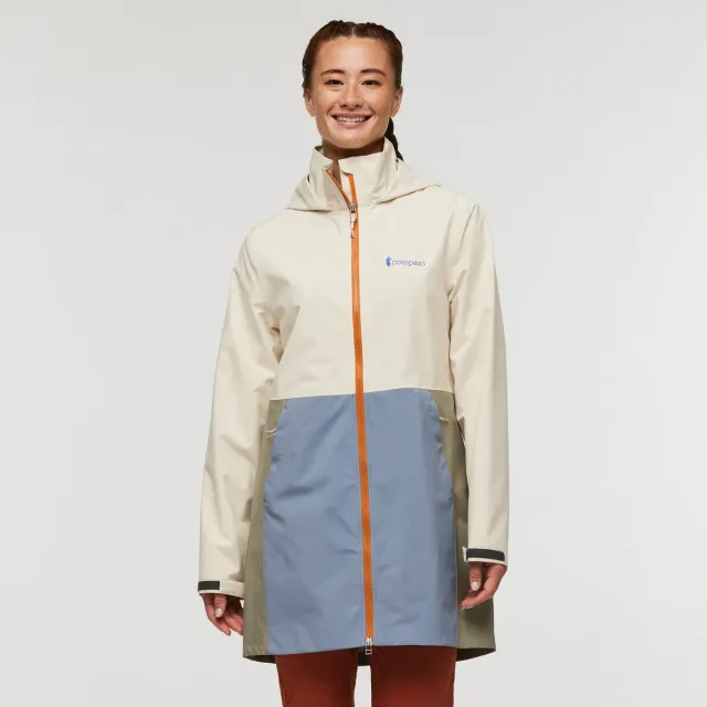 Cotopaxi Cielo trench pluie femme crème imperméable