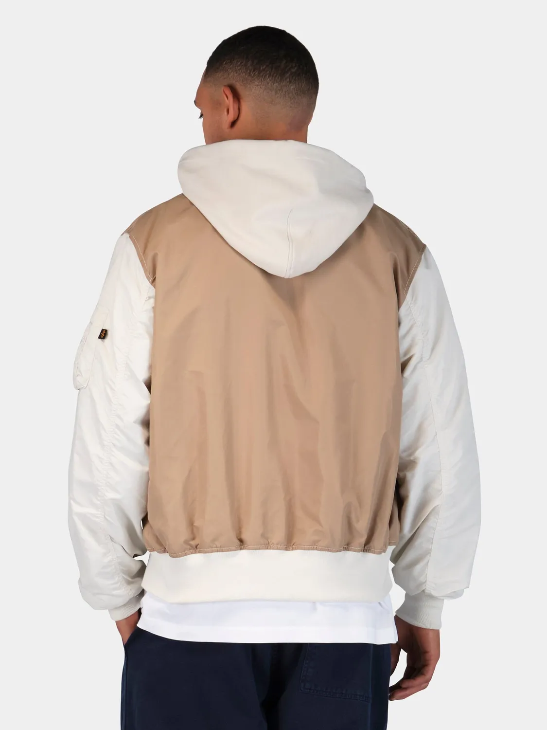 Alpha Industries L-2B Relaxed Varsity blouson dust khaki léger