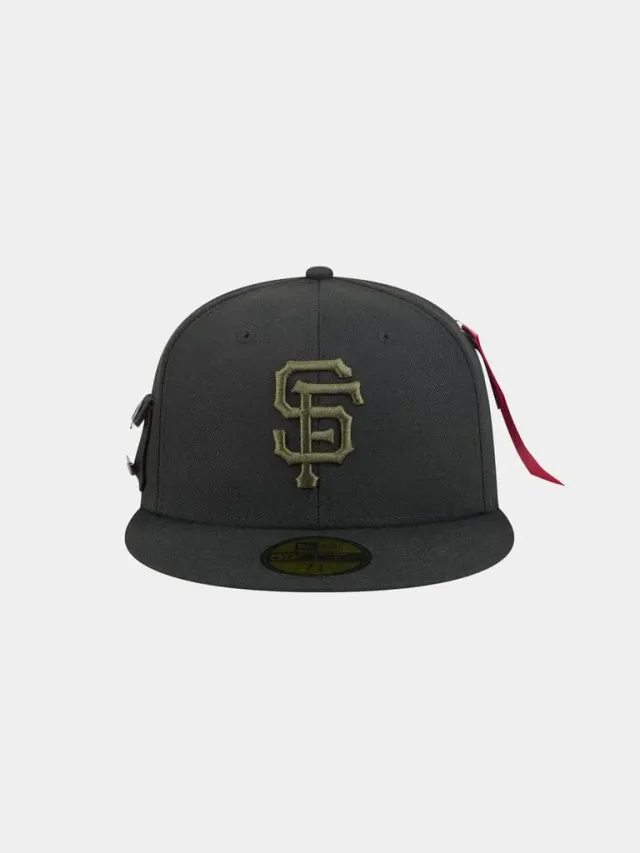 Alpha Industries Giants 59Fifty casquette noire fitted