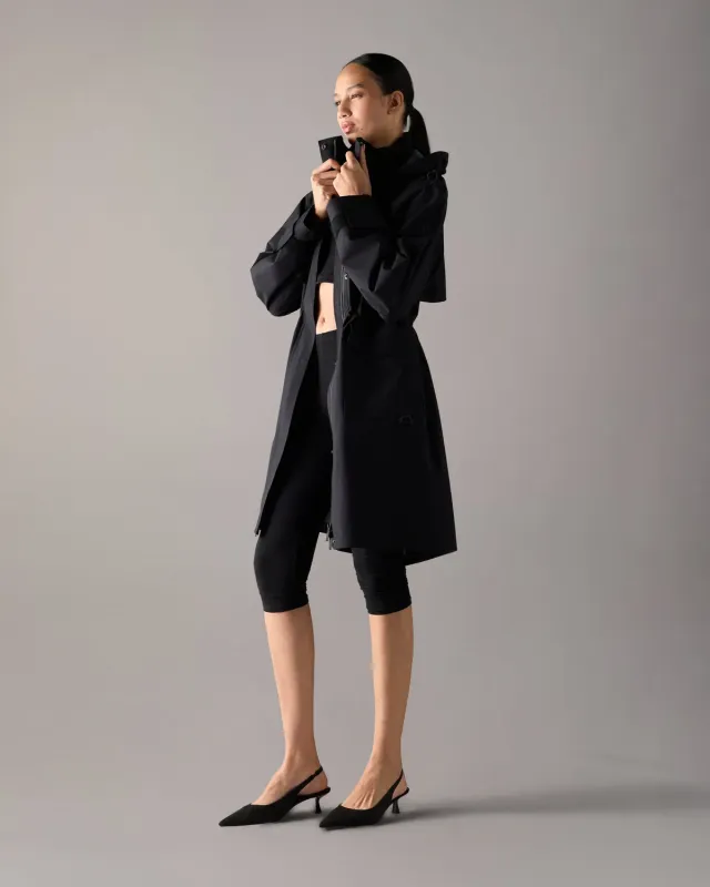 Moose Knuckles Laurier parka pluie noir femme