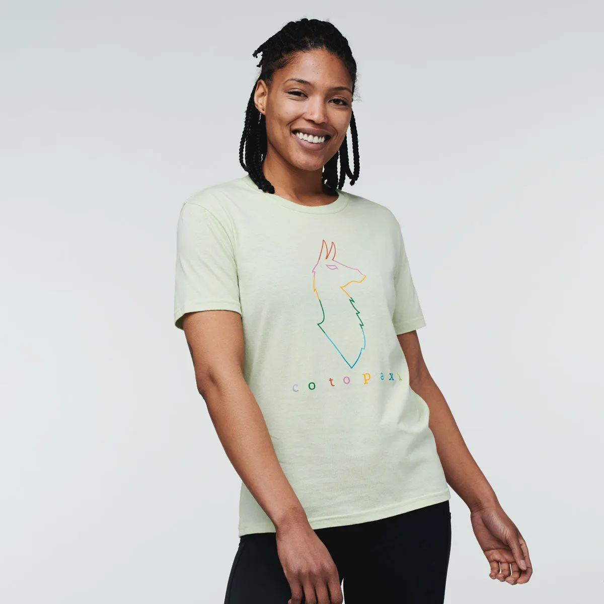 Cotopaxi Electric Llama t-shirt femme gris