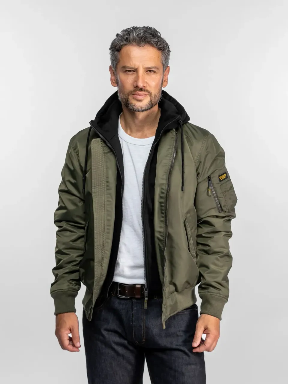 Daytona Charleston bomber nylon capuche