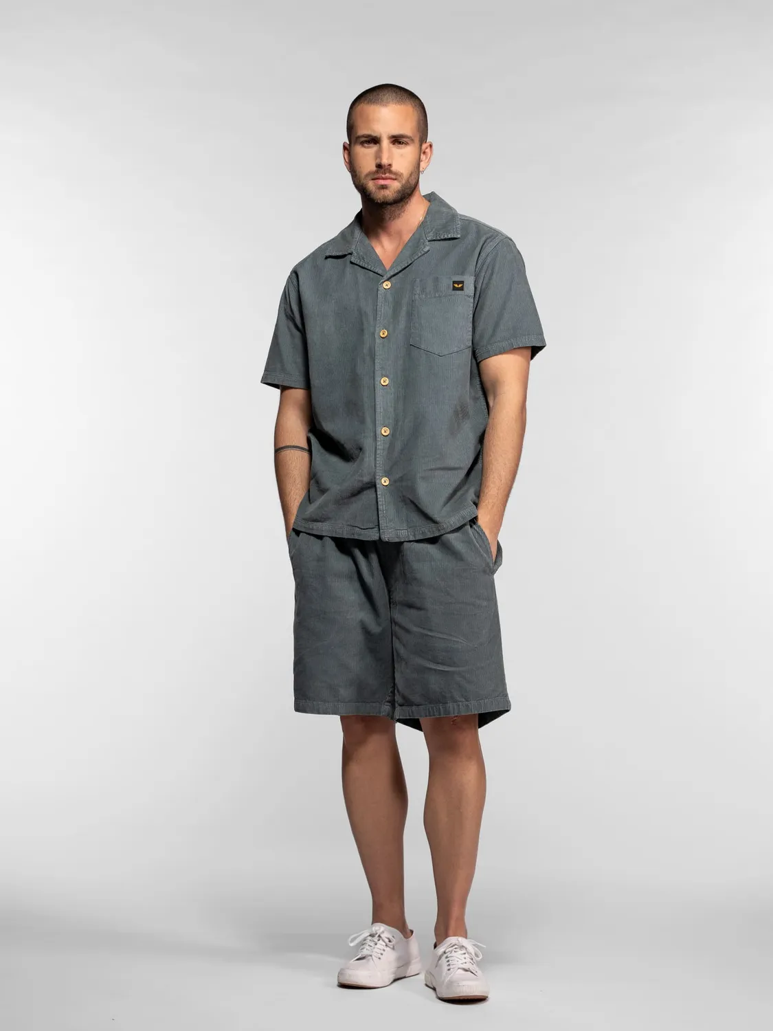 Daytona Letcher short velours homme taille élastique