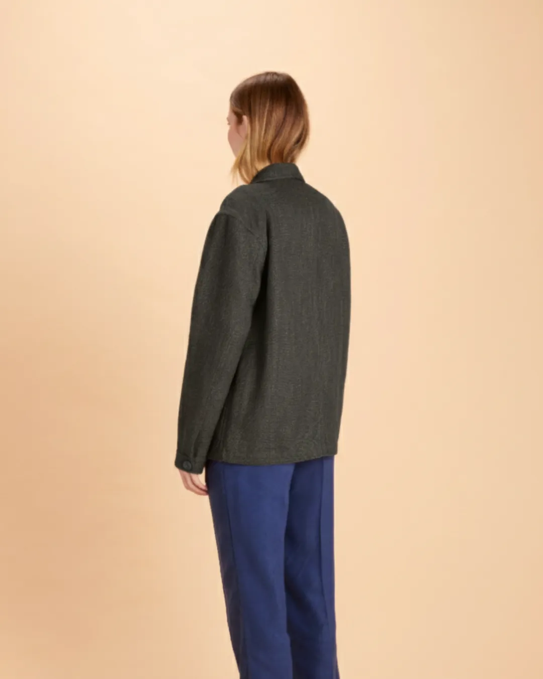 Soubacq Le Bleu Alnwick veste de travail laine froide