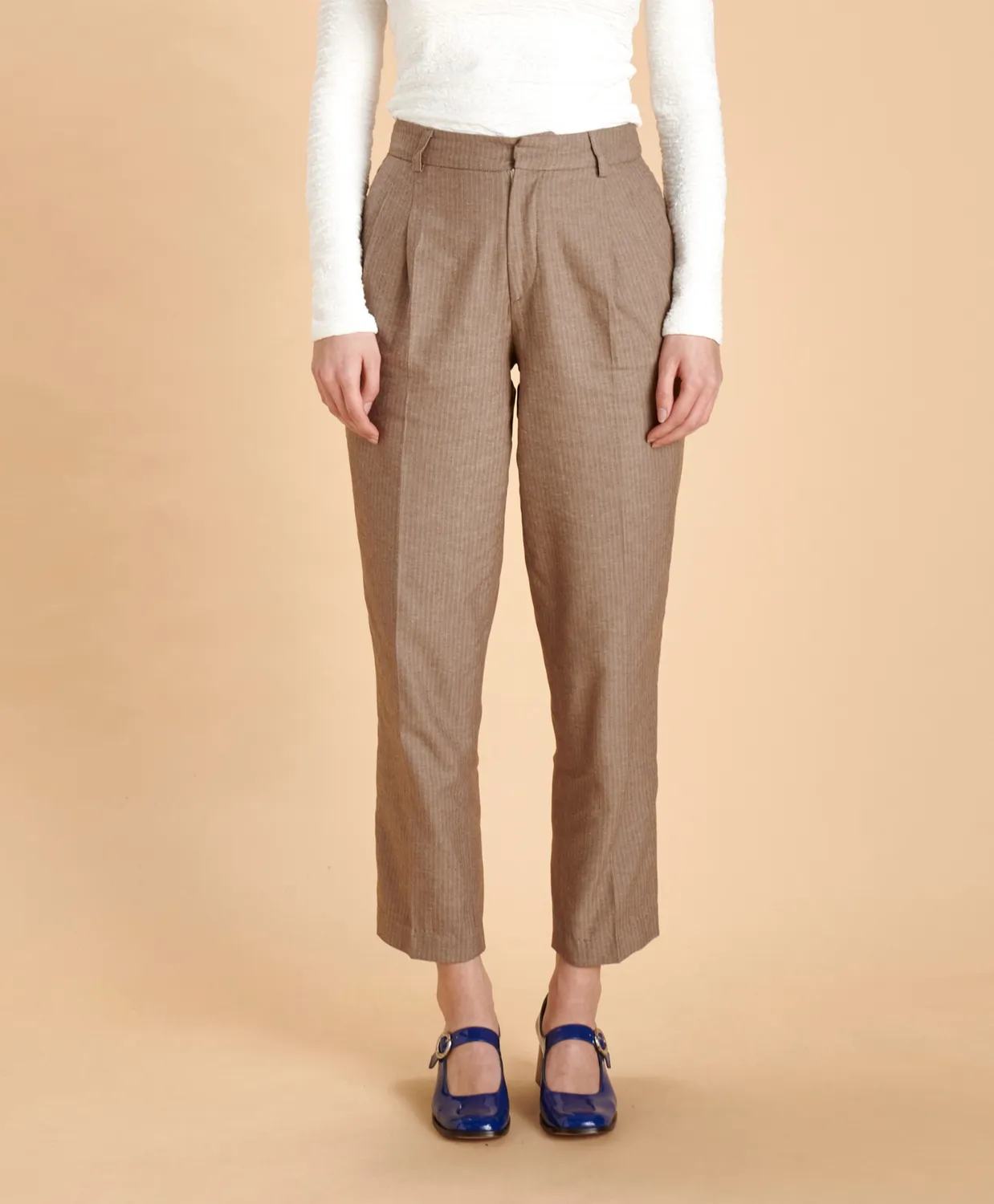 Soubacq Linen pantalon femme lin-coton