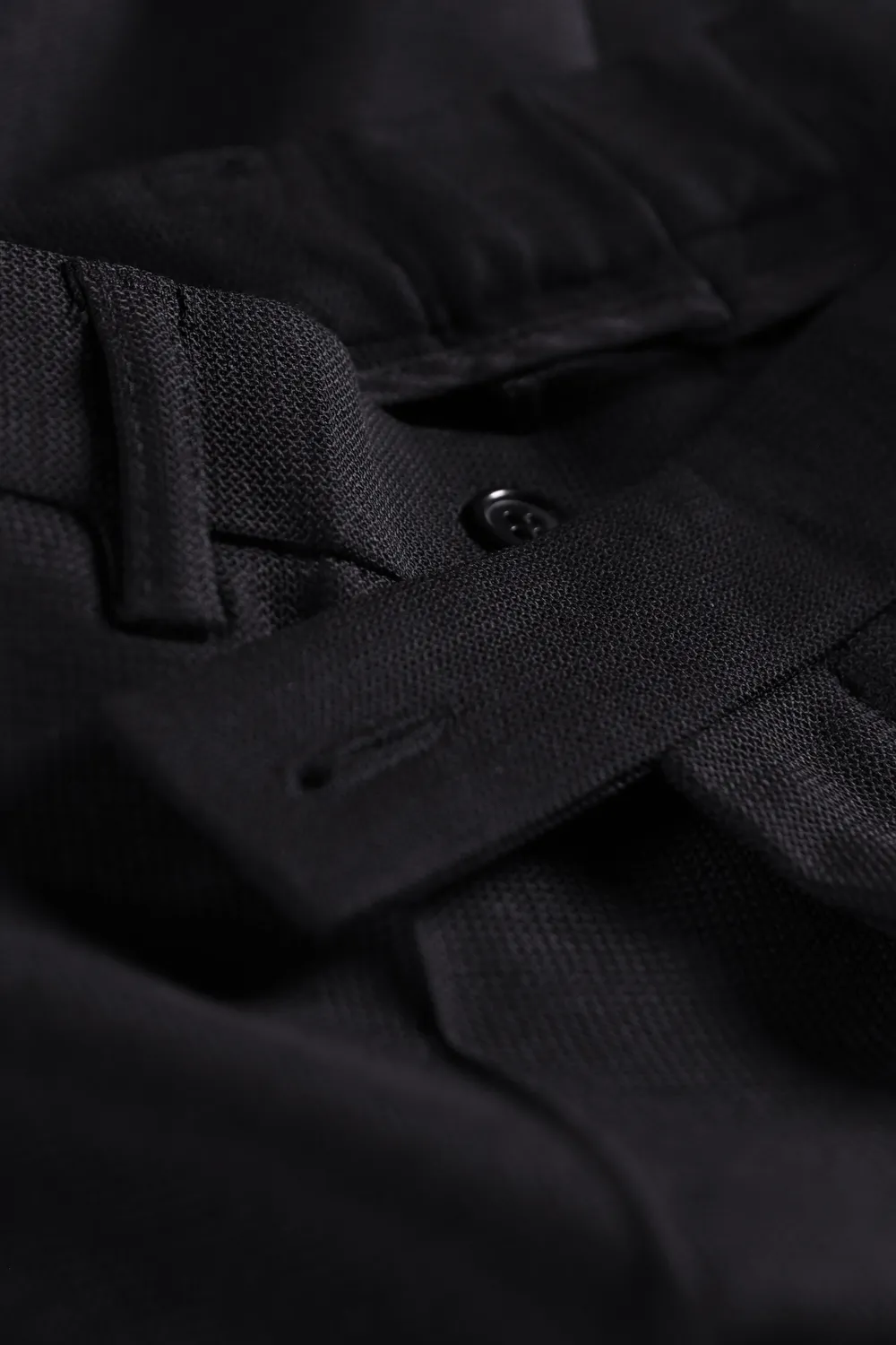 Hollington Vitinha taille élastique pantalon laine noir 44