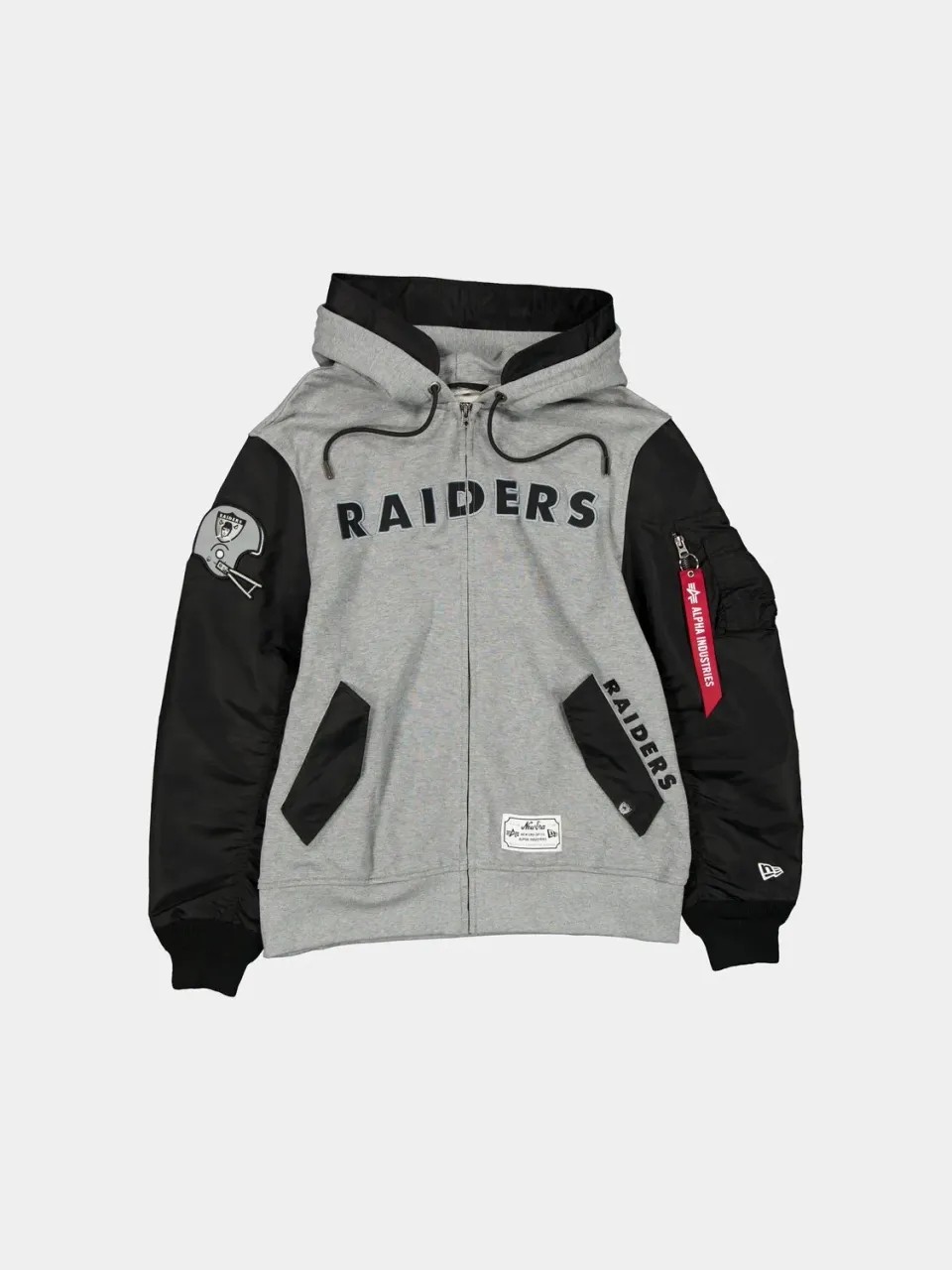 Alpha Industries MA-1 Raiders sweat zippé noir homme