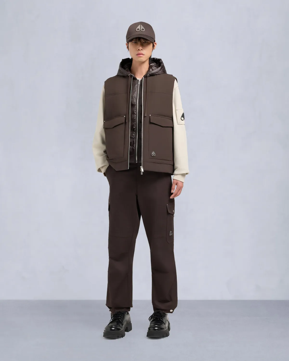 Moose Knuckles Brixton Gilet duvet 800 noir léger