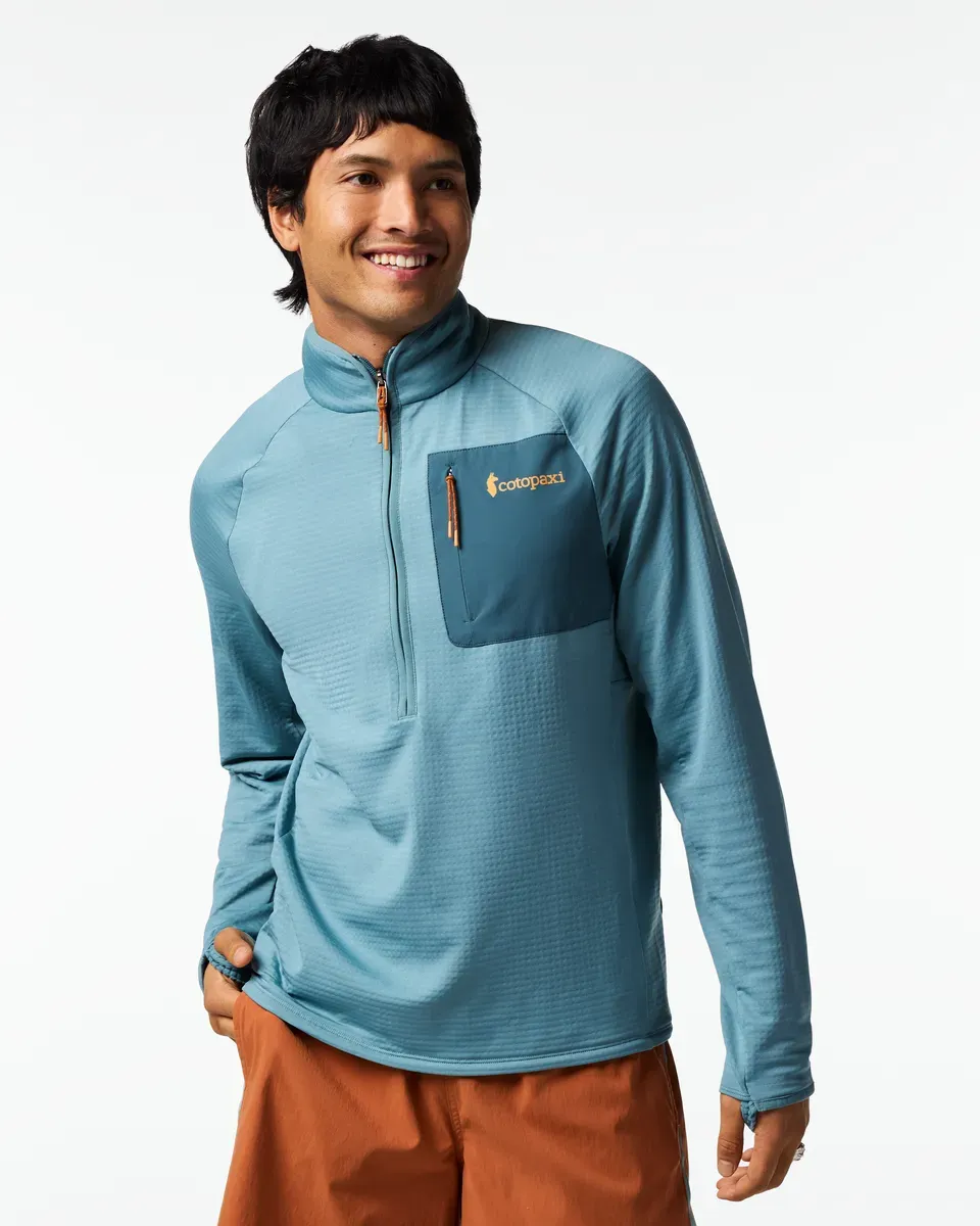 Cotopaxi Otero polaire homme Everglade demi-zip technique