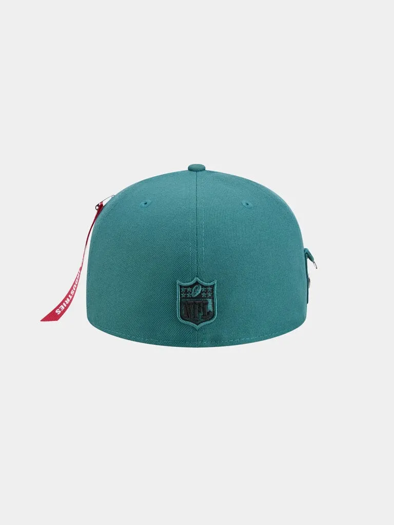 Alpha Industries 59Fifty Philadelphia Eagles casquette fitted teal