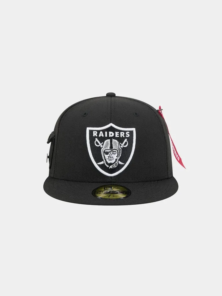 Alpha Industries Raiders New Era casquette fitted noire